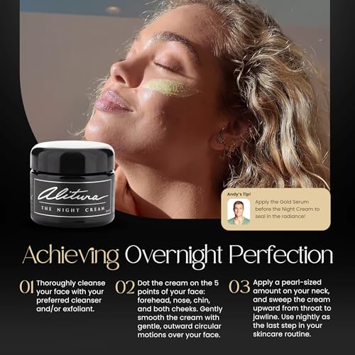 Alitura Hyaluronic Acid Night Cream, Anti-Aging Face - Product Imagery