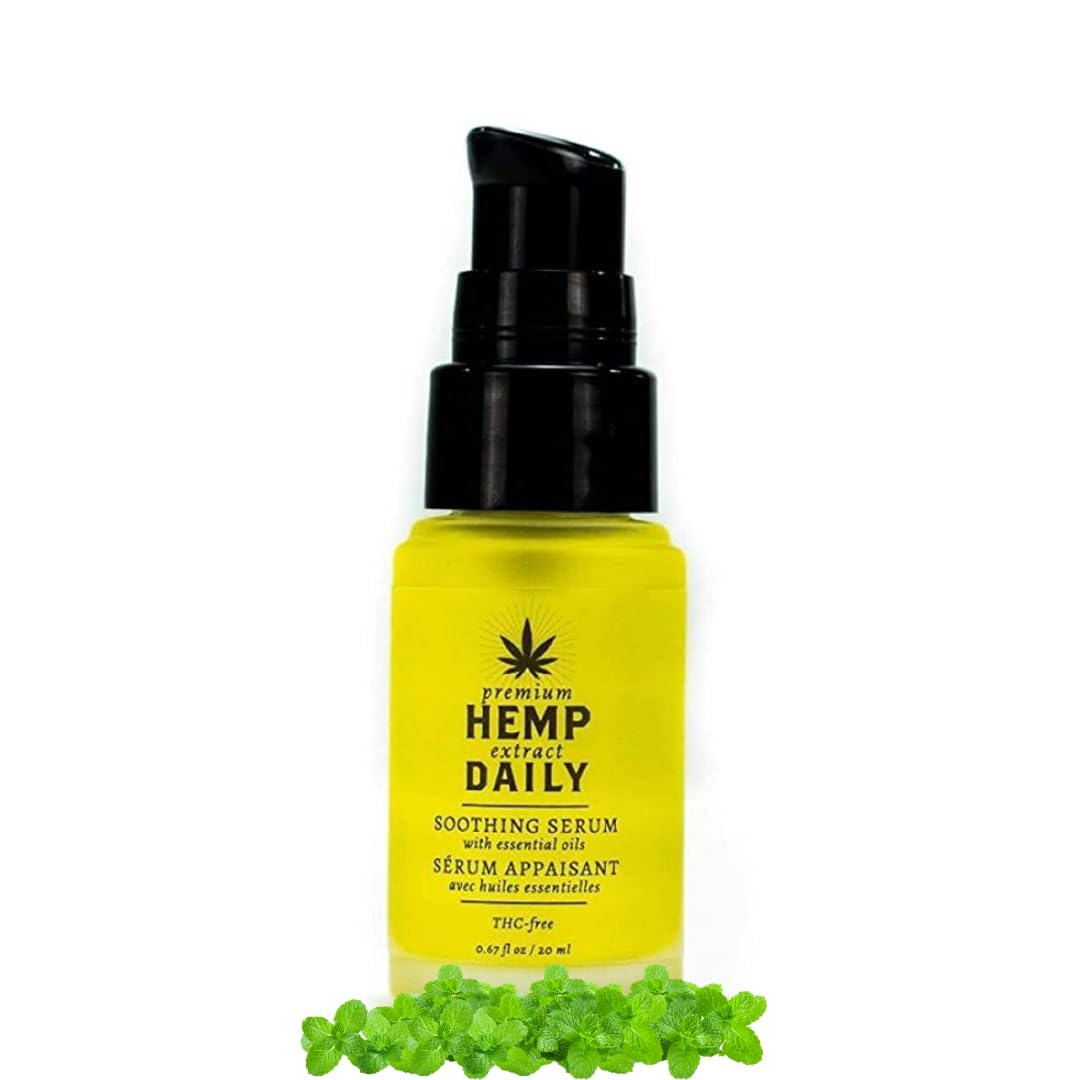Hemp Daily Soothing Serum, Lavender, .67 Fluid Ounces - Premium Hemp Extract Daily