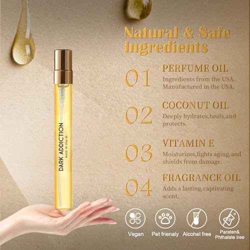 PUREU Pheromones Perfumes for Women & Men, Amber Vanilla Long - Product Imagery