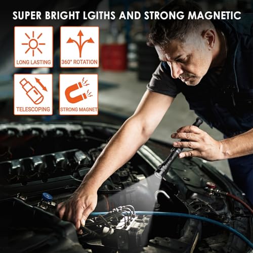 Gifts for Men, LED Magnetic Pickup Tool,Stocking Stuffers For - Product Imagery