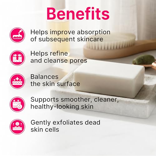 Face Mask Skin Prep Soap Bar - Prepare the Skin for Deeper Face - Product Imagery