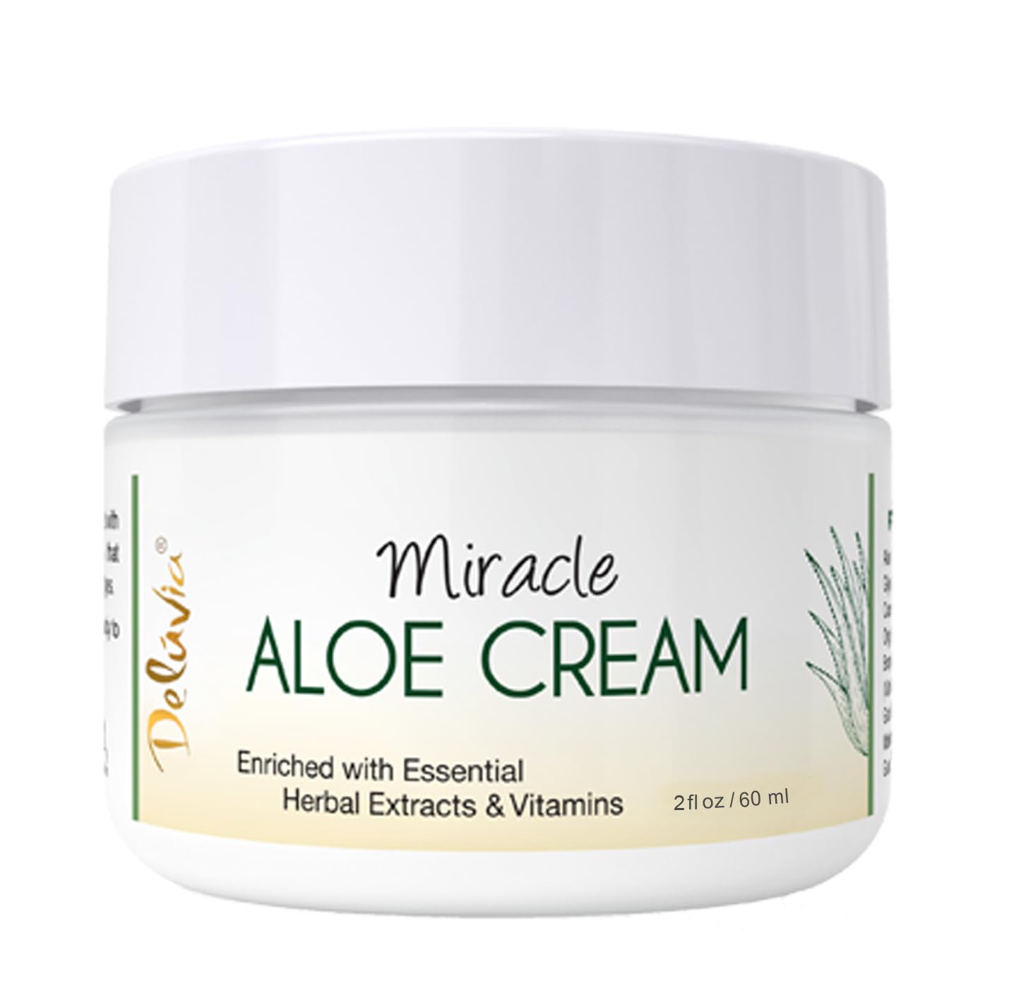 Deluvia Miracle Aloe Cream | Face & Body Moisturizer with Vitamin E & Organic Aloe Vera | Hydrating, Soothing for Dry Skin, Anti-Wrinkle, Acne Scars, Rosacea, Psoriasis, Eczema - 8 oz - DELÚVIA Official Product View 10