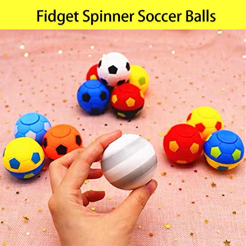 32 PCS Mini Fidget Spinners Soccer Ball Toys for Kids, Soccer - Product Imagery