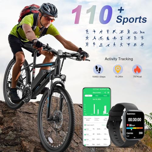 Smart Watch (Answer/Make Calls), 1.96" HD New Smartatch for Men - Product Imagery