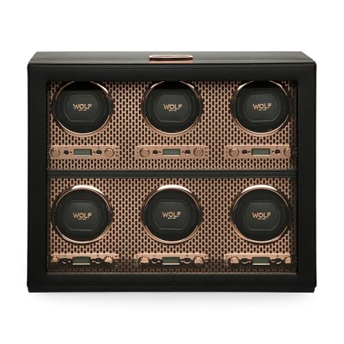 Wolf Axis Watch Winder with Glass Cover - Secure Fit with - Product Imagery