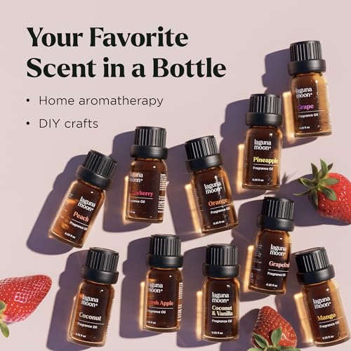 Fragrance Oil Set - Premium Grade 10 Pcs Scented Oils for Candle - Product Imagery