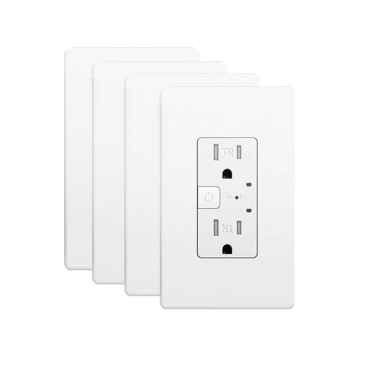 Smart Wall Outlet TR Receptacle Alexa Google 2 4 G WiFi ETL - junlit Official Imagery - 2