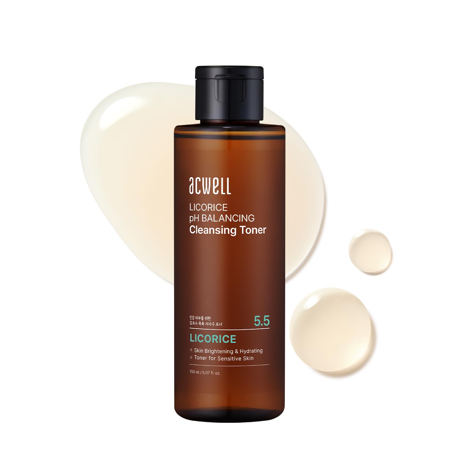 ACWELL Licorice pH 5 5 Balancing Cleansing Toner - ACWELL Official Product Imagery - 2