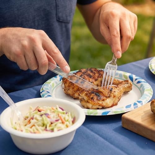 Party Dimensions 300 Count Plastic Cutlery Combo Box, Disposable - Product Imagery