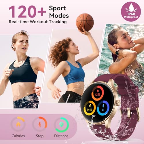 Fitpolo Smart Watch for Women, 105+ Sports Modes Fitness Tracker - Product Imagery