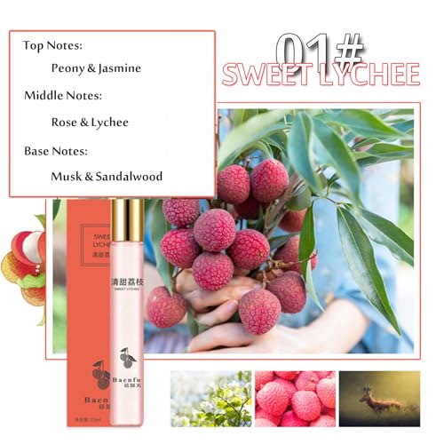 Grospe 4PCS Eau de Parfum Perfume Oil Roll-On Perfumes for Women - Product Imagery