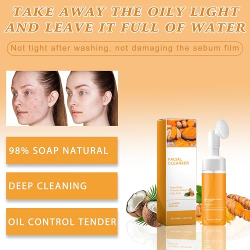 4Pcs Turmeric Wash and Care Three Piece Set,Turmeric Trio: - Product Imagery