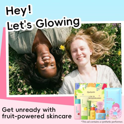 Fruit Skincare Gift Set - 10-in-1 Glow Routine + Cute Accessories - Product Imagery