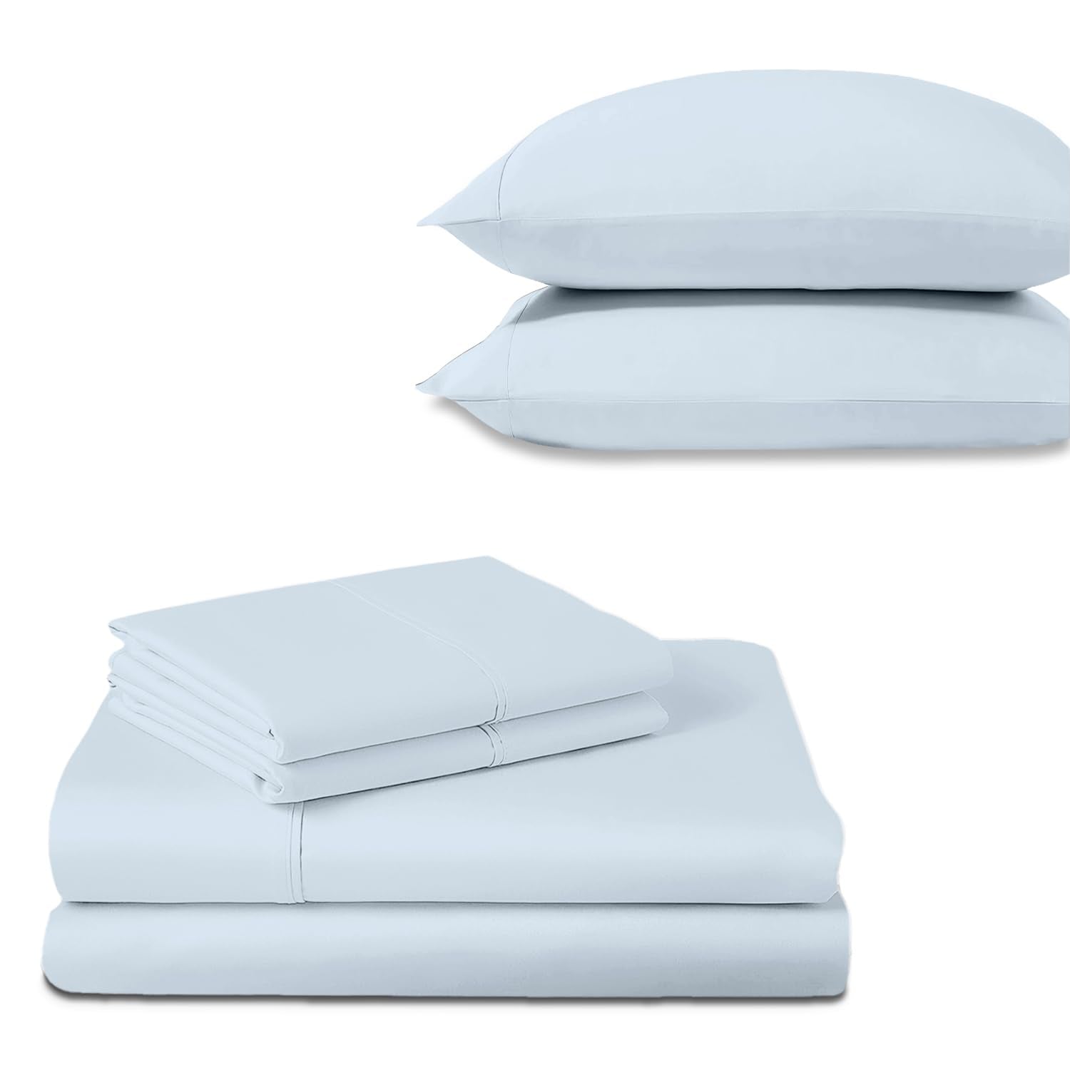 Carressa Linen 6 Piece Bedding Bundle - 600 Series Hydrangeas - Product Imagery