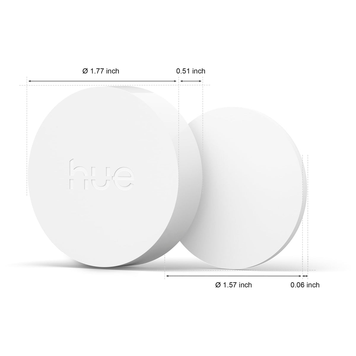 PHILIPS Hue Wireless Smart Light Switch Button White 1 Pack - Premium Selection Official Imagery - 3