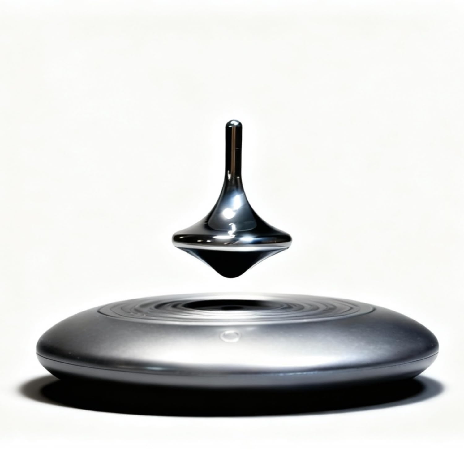 Magnetic Levitating Spinning Top, 360° Floating Gyroscope Desk - Product Imagery