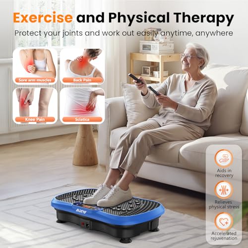 Vibration Plate Exercise Machine Fitness Platform Body Vibrating - Product Imagery