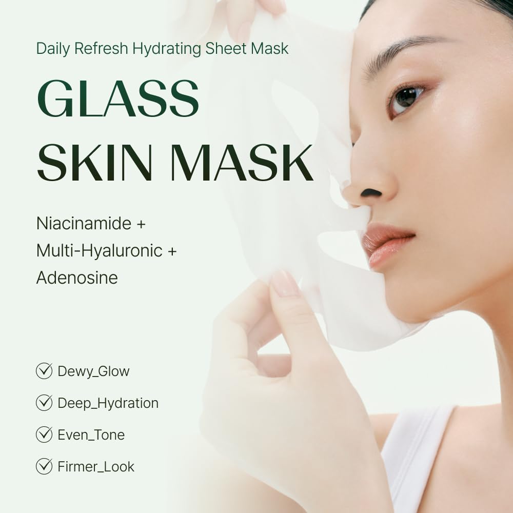 Sheet Mask with Niacinamide, Adenosine &amp; Hyaluronic Acid, - TAESI.K