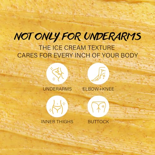 Underarm Detox Scrub with Turmeric Vitamin C Dark Spot Armpit - Product Imagery