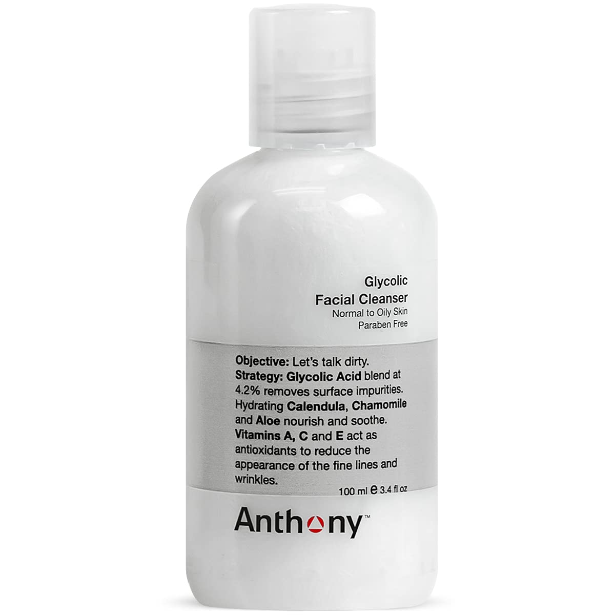 Anthony Glycolic Facial Cleanser for Men, Daily Exfoliating & Hydrating Face Wash, Shave Prep, Non-Foaming, Deep Cleansing, Gentle on Sensitive Skin, Removes Dirt & Oil, Smooths Texture, 32 Fl Oz - Anthony Official Product View 8