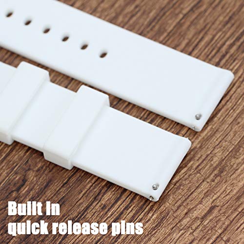 Wellfit Watch Strap, Soft Silicone Quick Release Watch Band, - Product Imagery