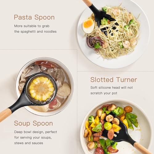 Astercook 39 PCS Kitchen Utensils Set, Silicone Cooking Utensil - Product Imagery