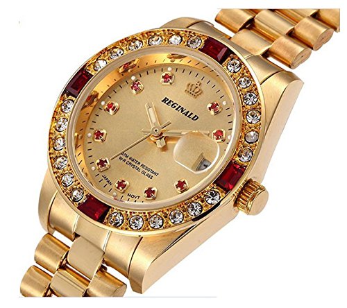 MASTOP Luxury Casual Sports Women's Men's Diamond Stainless - Product Imagery