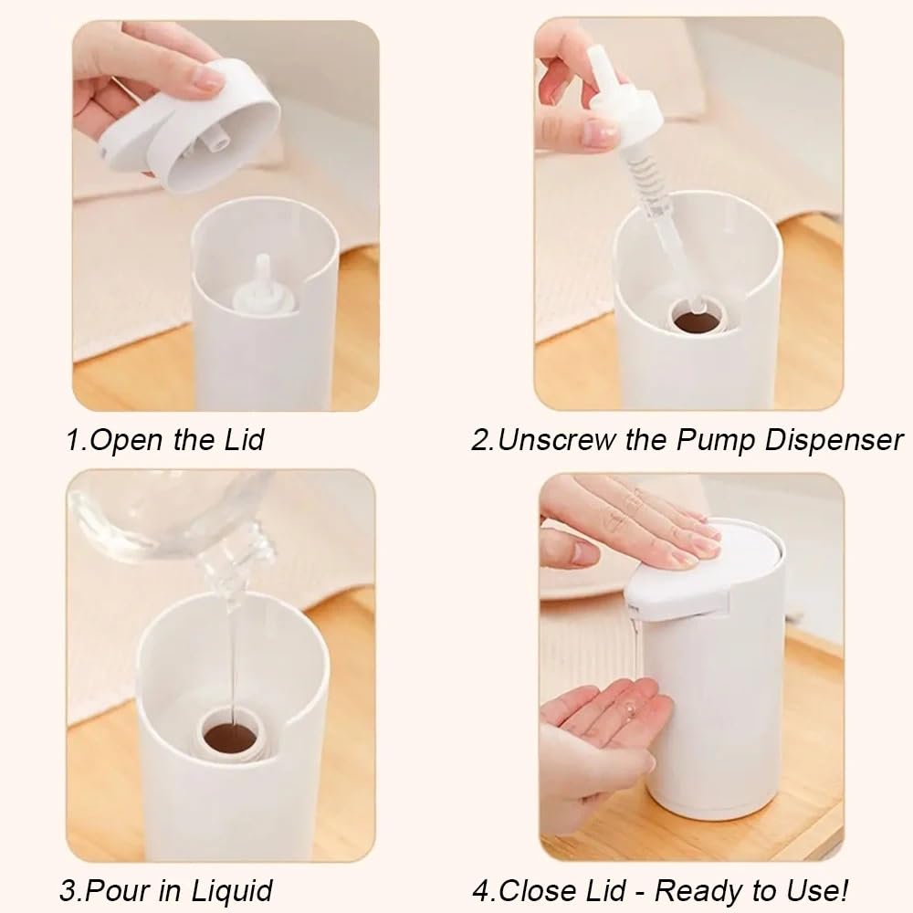 Portable Refillable Soap Dispenser - 300ML Hand Sanitizer Bottle for Home, Office, Travel & Outdoor - Compact, Leak-Proof, Ideal for Hygiene on the Go