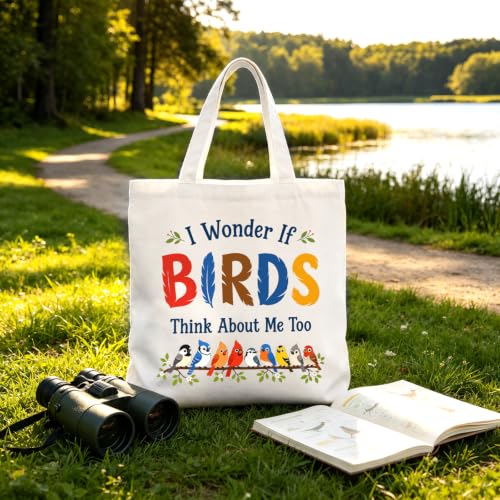 Funny Bird Lover Gifts for Women Men - Bird Watching Gifts Tote - Product Imagery