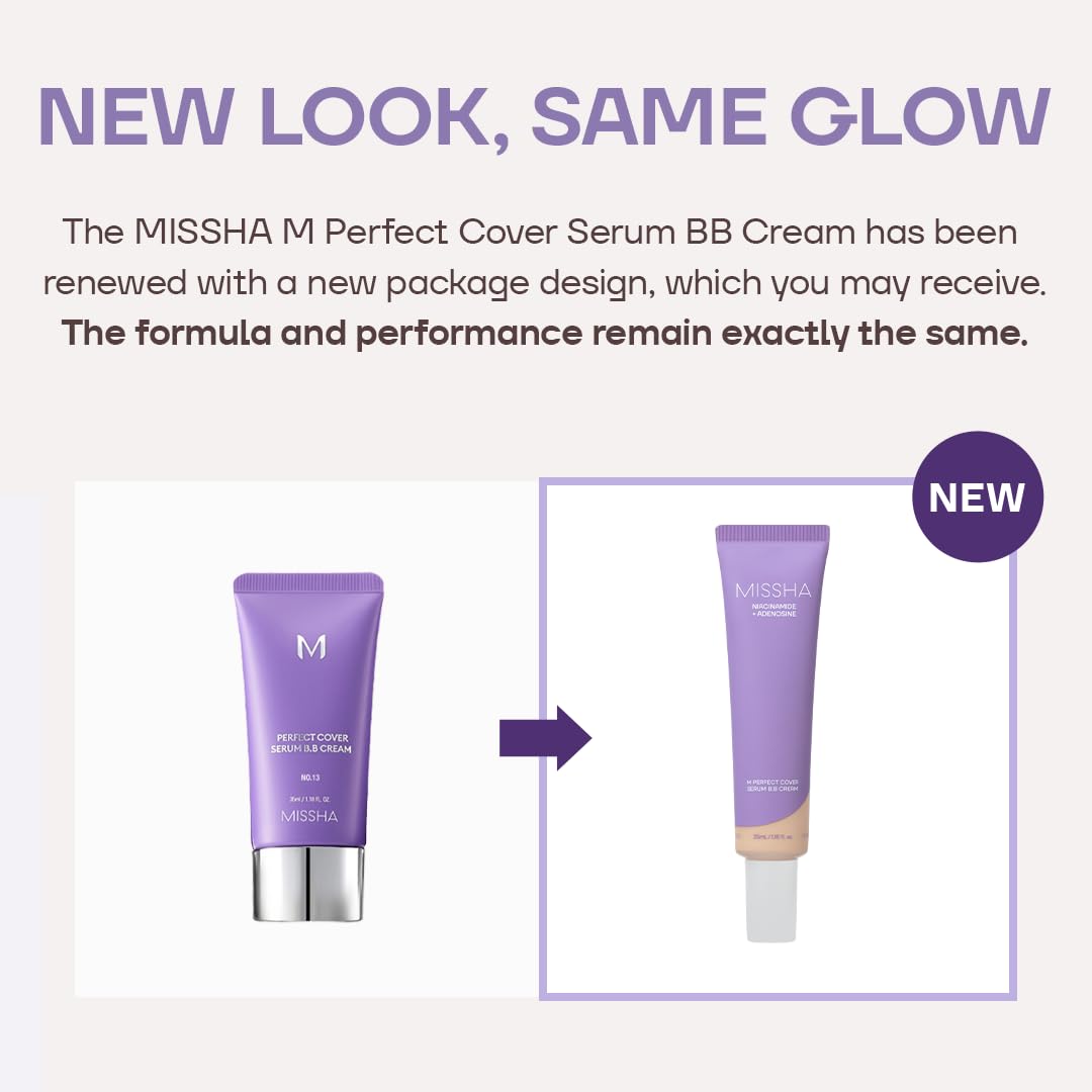 MISSHA M Perfect Cover Serum BB Cream No.23 Natural Beige 1.18 oz - MISSHA Official Product View 4