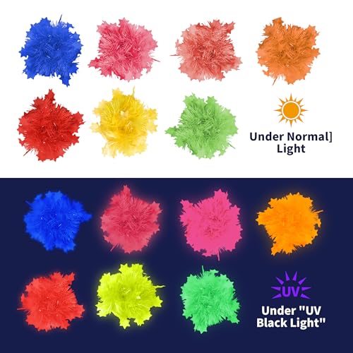 14 Pcs Glow in The Dark Party Bracelet, Neon Fluorescent - Product Imagery