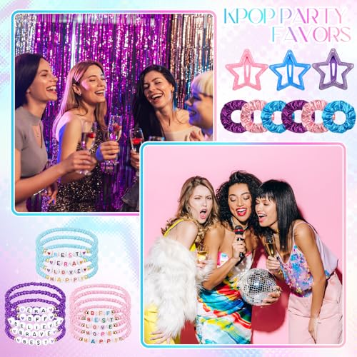 Kenning 126 Pcs Kpop Party Favors 36 Friendship Bracelets 18 - Product Imagery