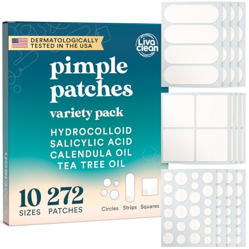 272 CT Large Pimple Patches for Face - 10 Sizes Variety Pack Zit - Product Imagery