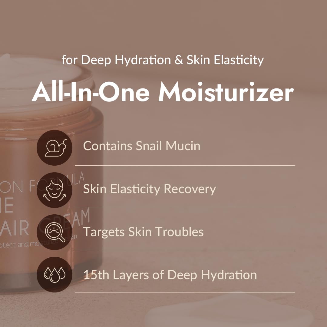 MIZON All in One Snail Repair Cream 2 53 fl oz - MIZON Official Imagery - 3