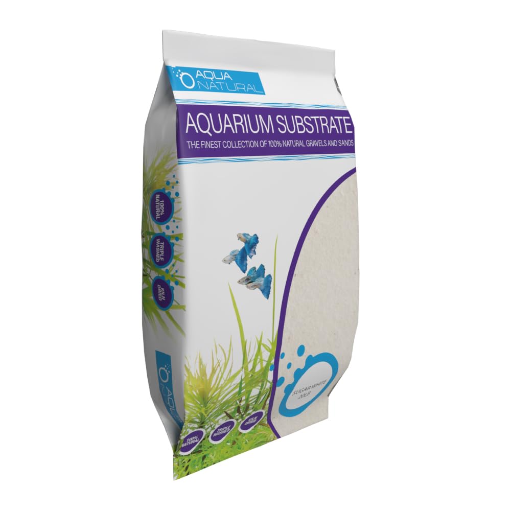 Aqua Natural Substrate Sugar White Sand 20lb - Aqua Natural Official Imagery - 3