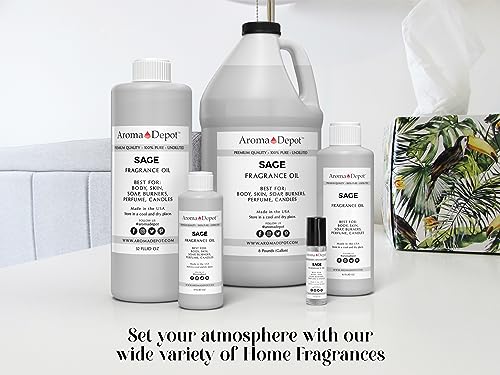 Aroma Depot Sage Type Perfume/Body Oil (7 Sizes) Our - Product Imagery