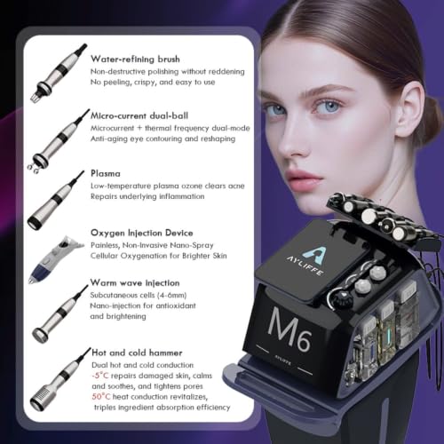 M6 6-in-1 Facial Skin Care Device - Product Imagery