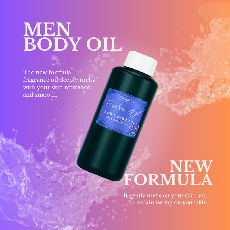 4 Fl Oz Soul By Curve Perfume Body Oil For MEN - Product Imagery