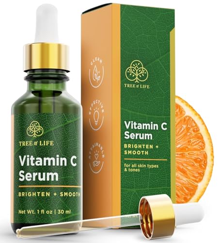 Tree of Life Vitamin C Serum for Face, Dark Spots Remover Face Oil, 1 Fl Oz - Tree of Life Official Product View 1