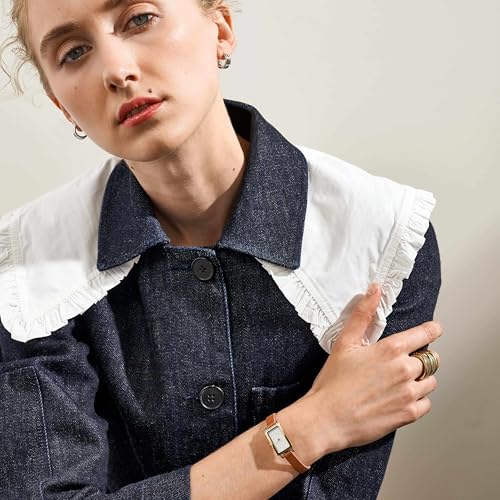 Skagen Hagen Lille Rectangular Stainless Steel Watch for Women - Product Imagery