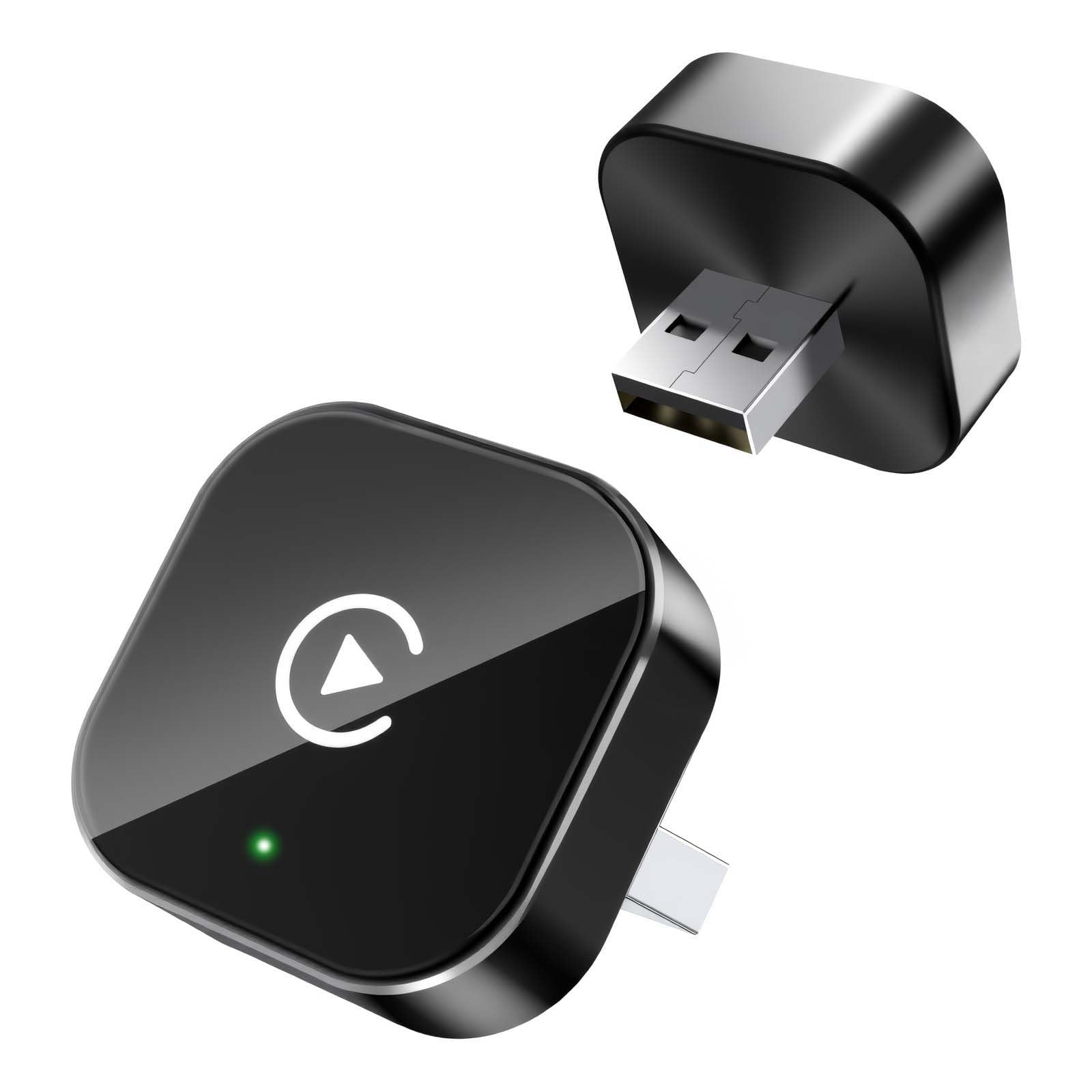 Yizro Wireless CarPlay Adapter for Apple iPhone & Android, 2-in-1 by Yizro - Angle View 1