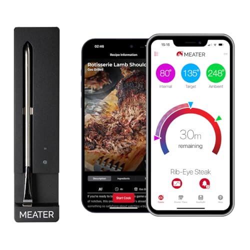 MEATER SE Wireless Smart Meat Thermometer Black Bluetooth - Premium Selection Official Imagery - 1