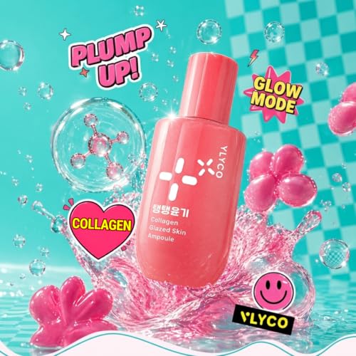 VLYCO Collagen Glazed Skin Ampoule Serum 1.01 fl.oz (30ml) Korea - Product Imagery