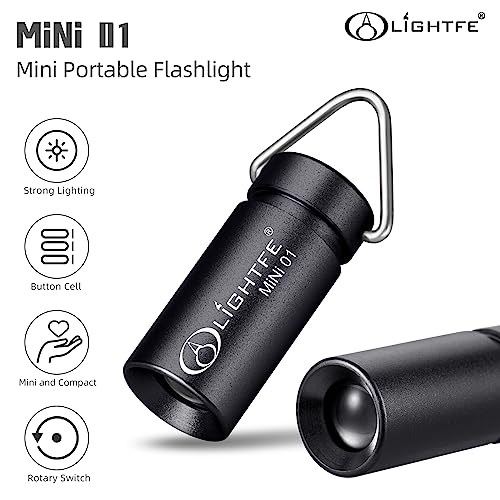 MINI01 Keychain Flashlight mini Keychain Light is Light, Small, - Product Imagery