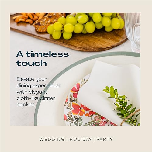 Disposable Linen-Feel Guest Towels - 12" x 17" Cloth-Like Hand - Product Imagery
