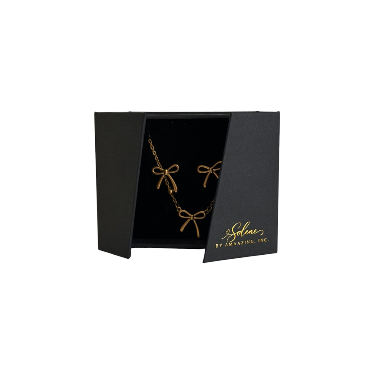 Solene 18K Gold Plated Hypoallergenic Stainless Steel - Amaazing, Inc. Official Imagery - 6