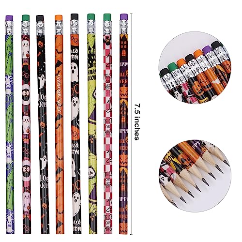 xutengy 72Pcs Halloween Pencils Stationery Party Favors Set， - Product Imagery