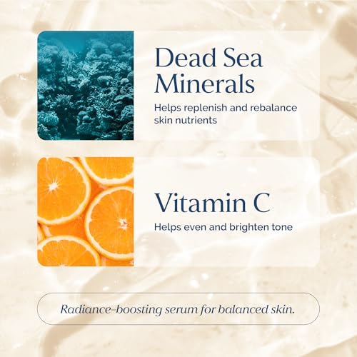 Toning Skin Serum with Vitamin C Complex & Dead Sea Minerals – - Product Imagery