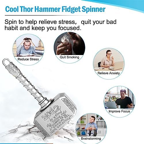 Fidget Spinners Toys 3 Pack for Kids Adults, Sensory Hand Fidget - Product Imagery