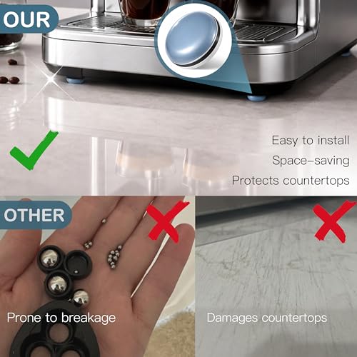 Appliance Sliders for Kitchen 24 PCS Self-Adhesive Small Kitchen - Product Imagery